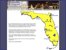 Tablet Screenshot of businessexpresscourier.com